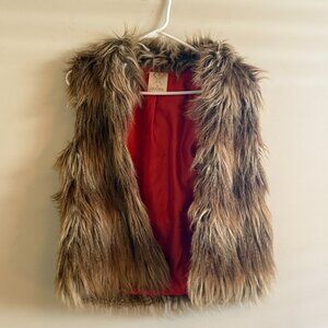 Small Pins & Needles Faux Fur Vest